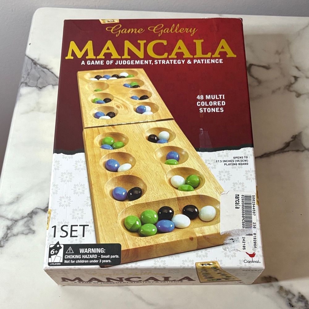 Gallery Mancala with Vibrant Stones